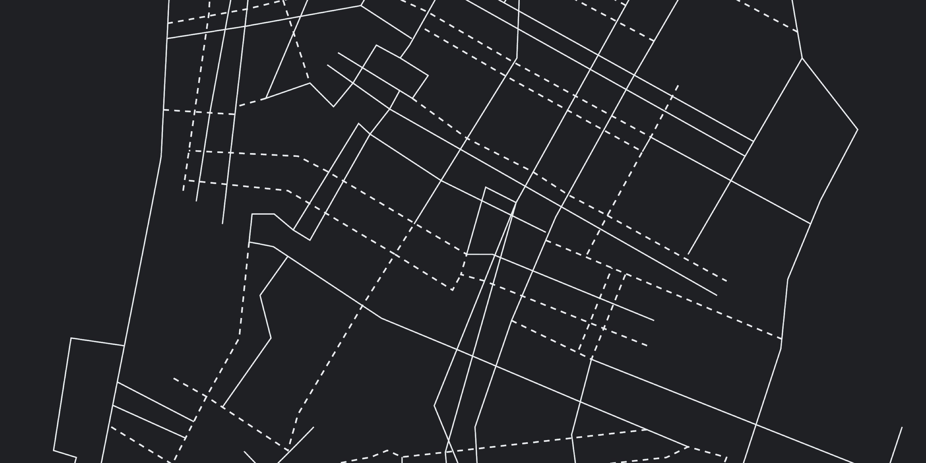 A graphic pattern of Manhattan city streets.